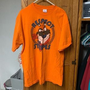 Kellogg’s 2013 Respect the Stripes Tony the Tiger Graphic T Shirt Orange Size XL